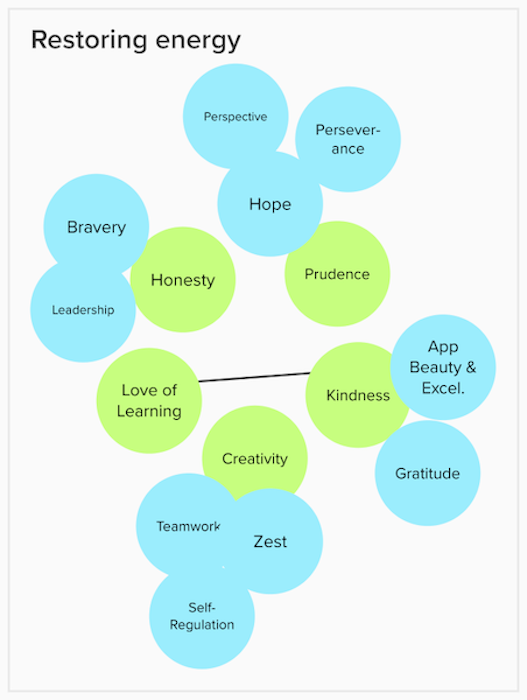 Via character strengths exercise