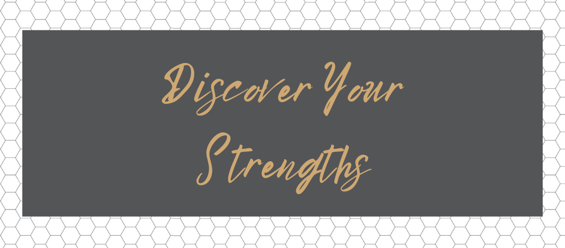 Blog header image for post about the CliftonStrengths assessment with the words 'Discover your strengths'